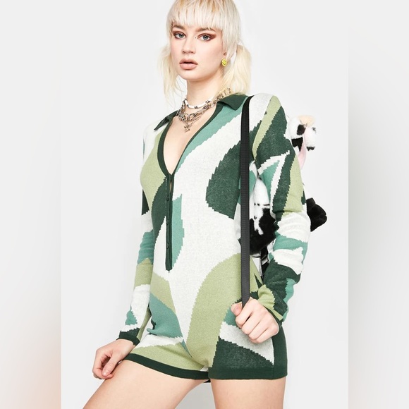 Stylish Geometric Knit Cardigan - Picture 2 of 12